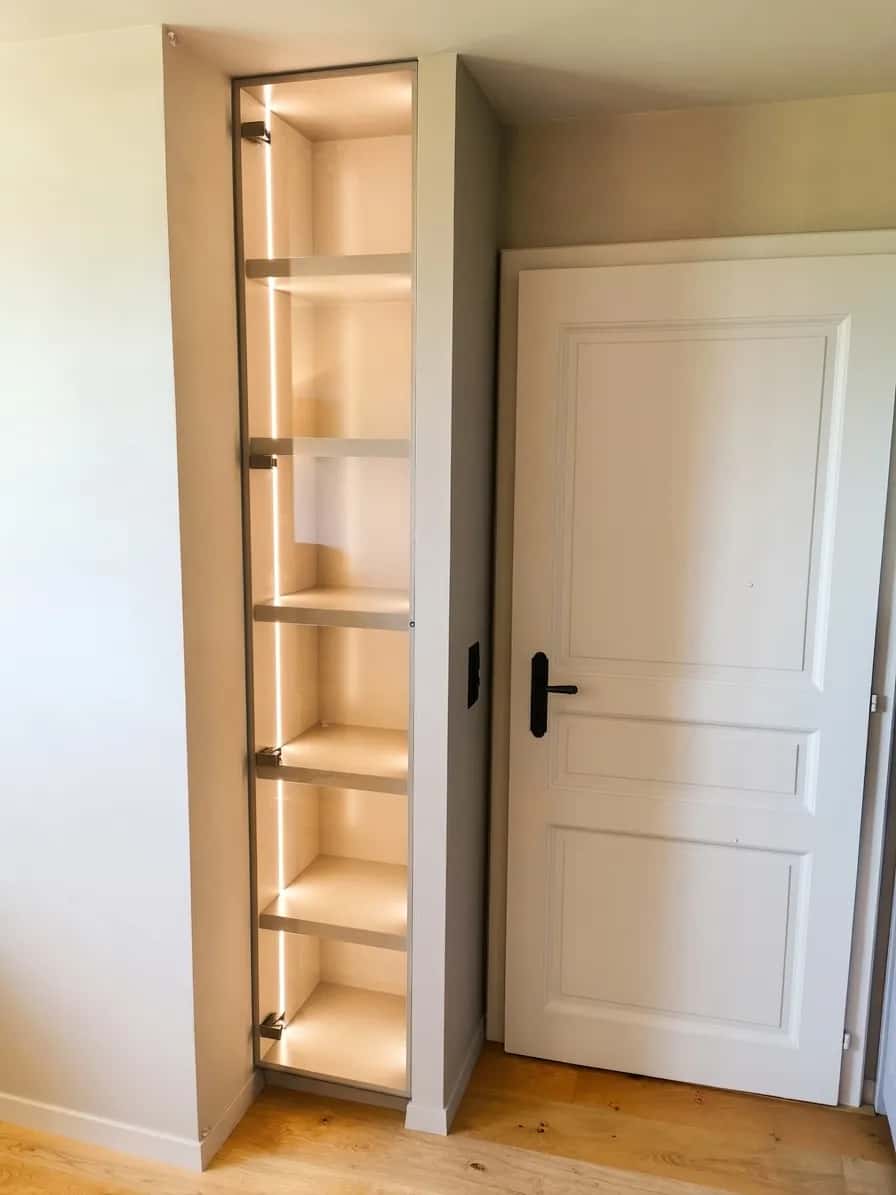 Bibliothèque avec éclairages — 2