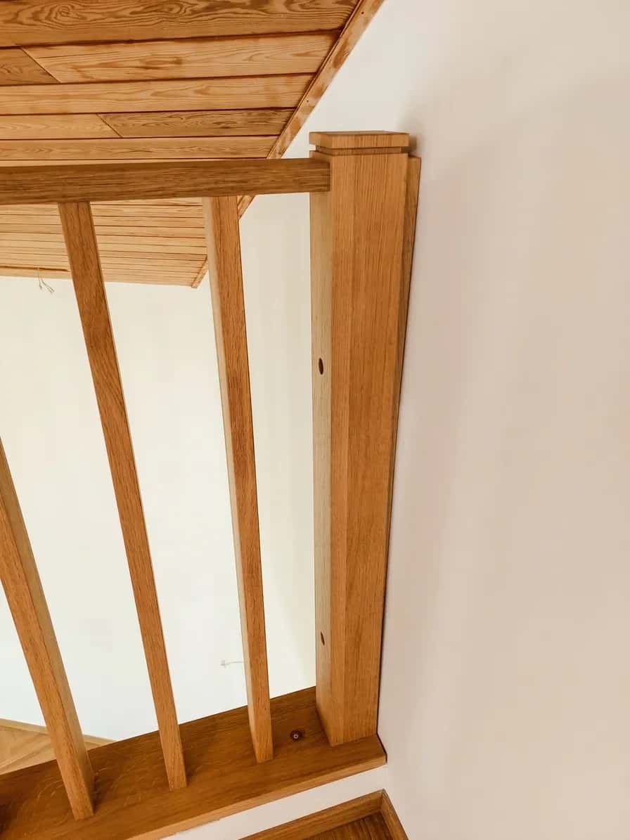 Escalier et garde-corps en chêne massif — 5