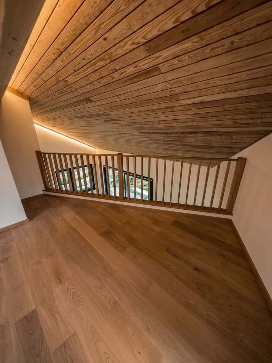 Escalier et garde-corps en chêne massif — 3